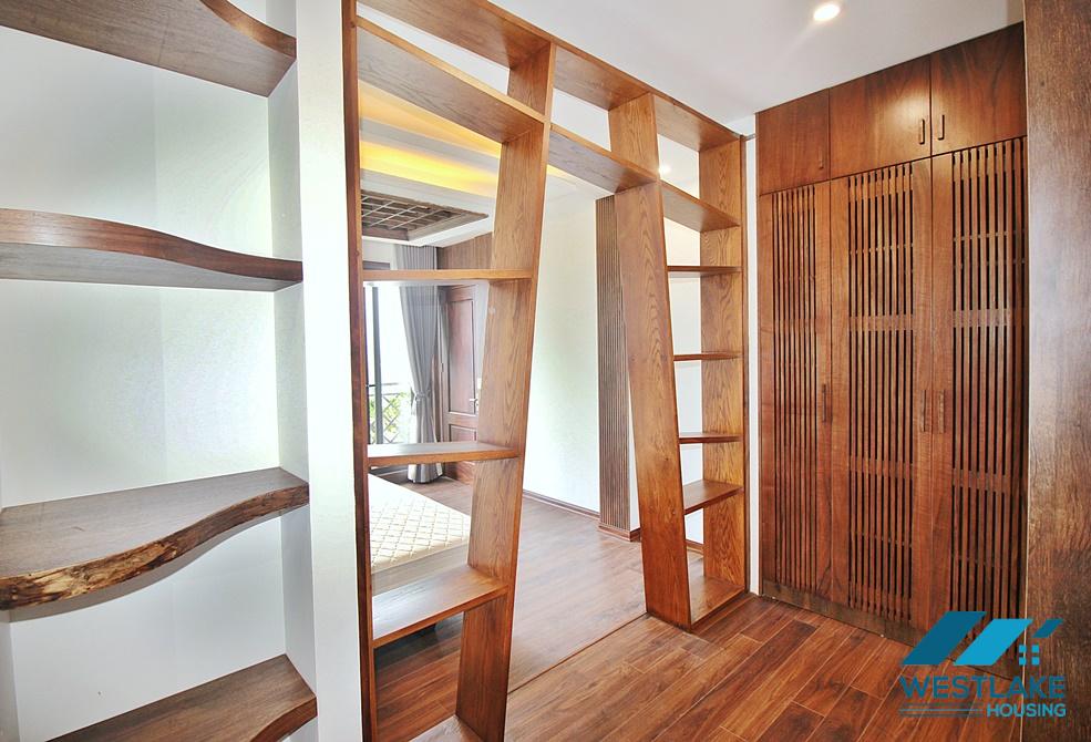 Lake view 4 bedrooms duplex apartment for rent in To Ngoc Van st, Tay Ho, Ha Noi