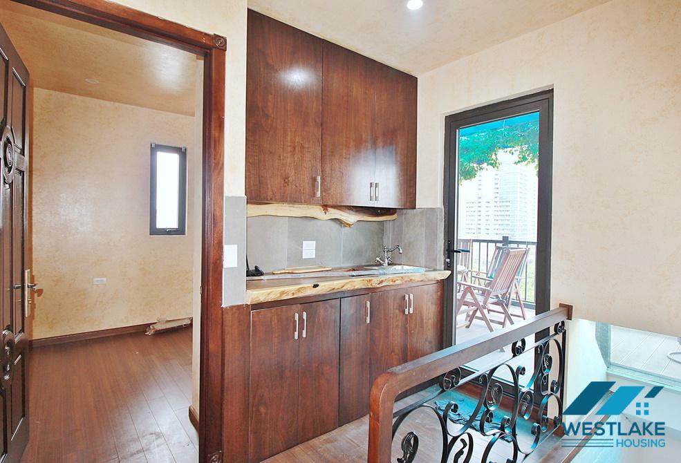 Lake view 4 bedrooms duplex apartment for rent in To Ngoc Van st, Tay Ho, Ha Noi