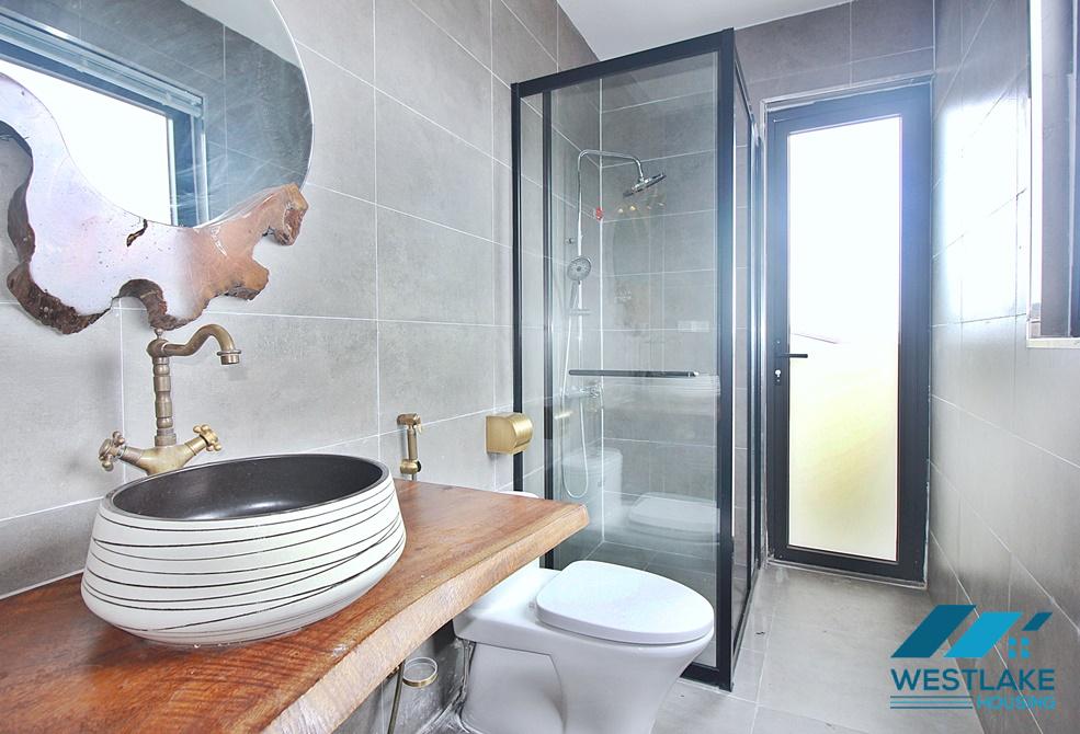 Lake view 4 bedrooms duplex apartment for rent in To Ngoc Van st, Tay Ho, Ha Noi