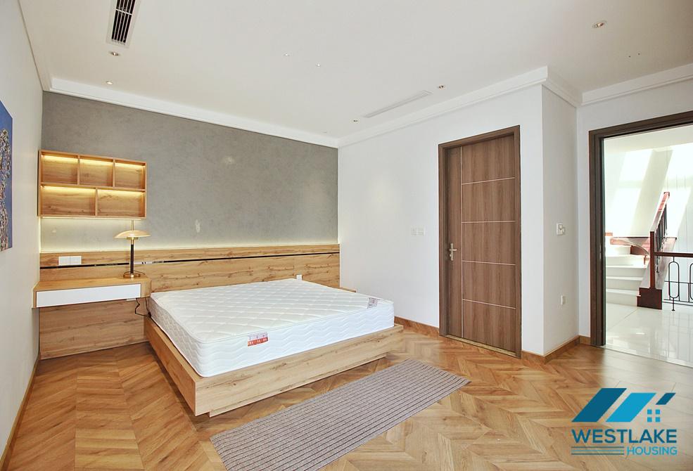 Modern and new 4 bedrooms house for rent in Dang Thai Mai st, Tay Ho, Ha Noi