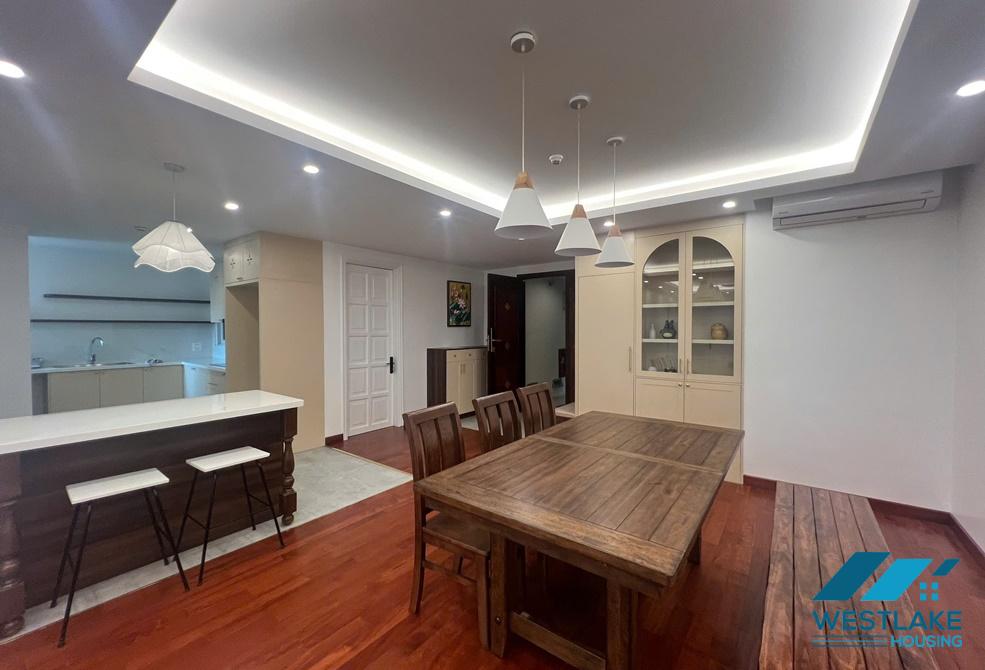Renovated 3 bedrooms apartment for rent in G3 building, Ciputra, Tay Ho