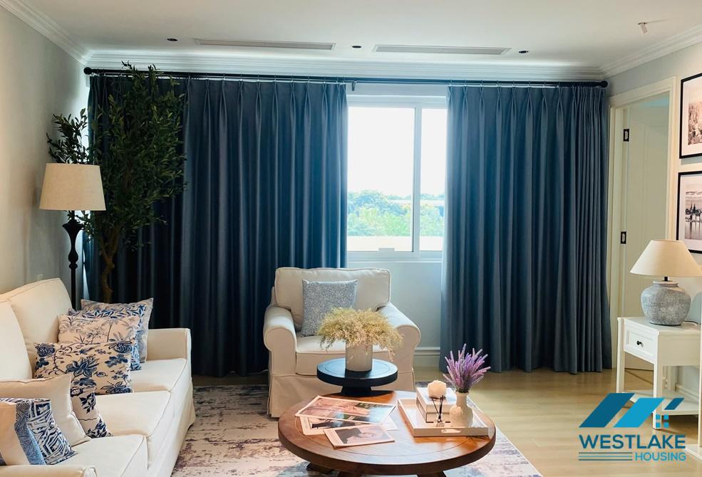 A pretty 4 bedrooms apartment for rent in E building, Ciputra, Tay Ho, Ha Noi