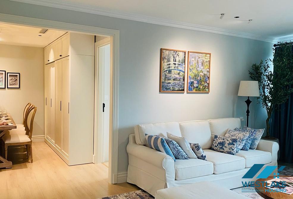 A pretty 4 bedrooms apartment for rent in E building, Ciputra, Tay Ho, Ha Noi