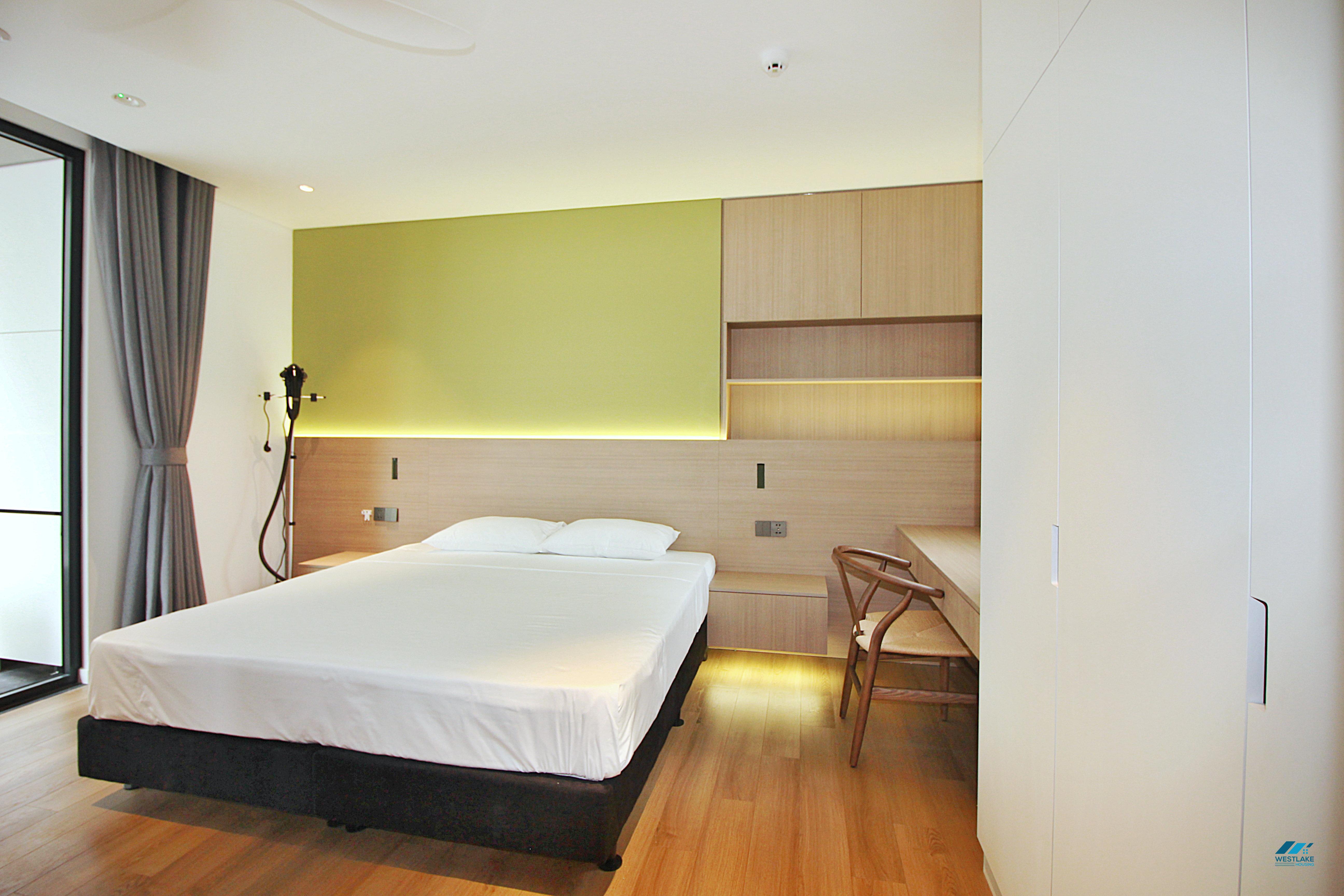 Spacious and brandnew one bedroom apartment for rent in Tay Ho, Ha Noi