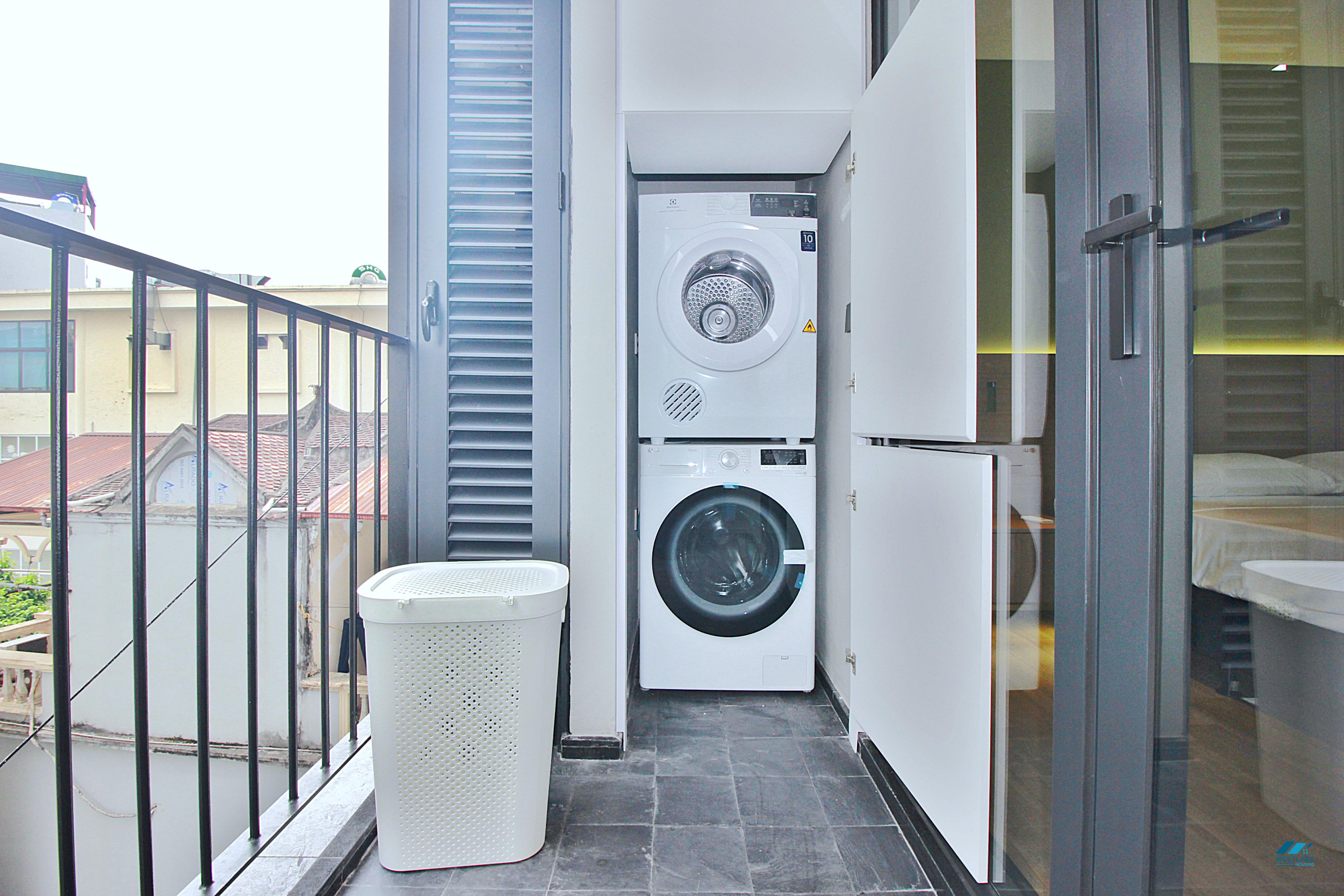 Spacious and brandnew one bedroom apartment for rent in Tay Ho, Ha Noi