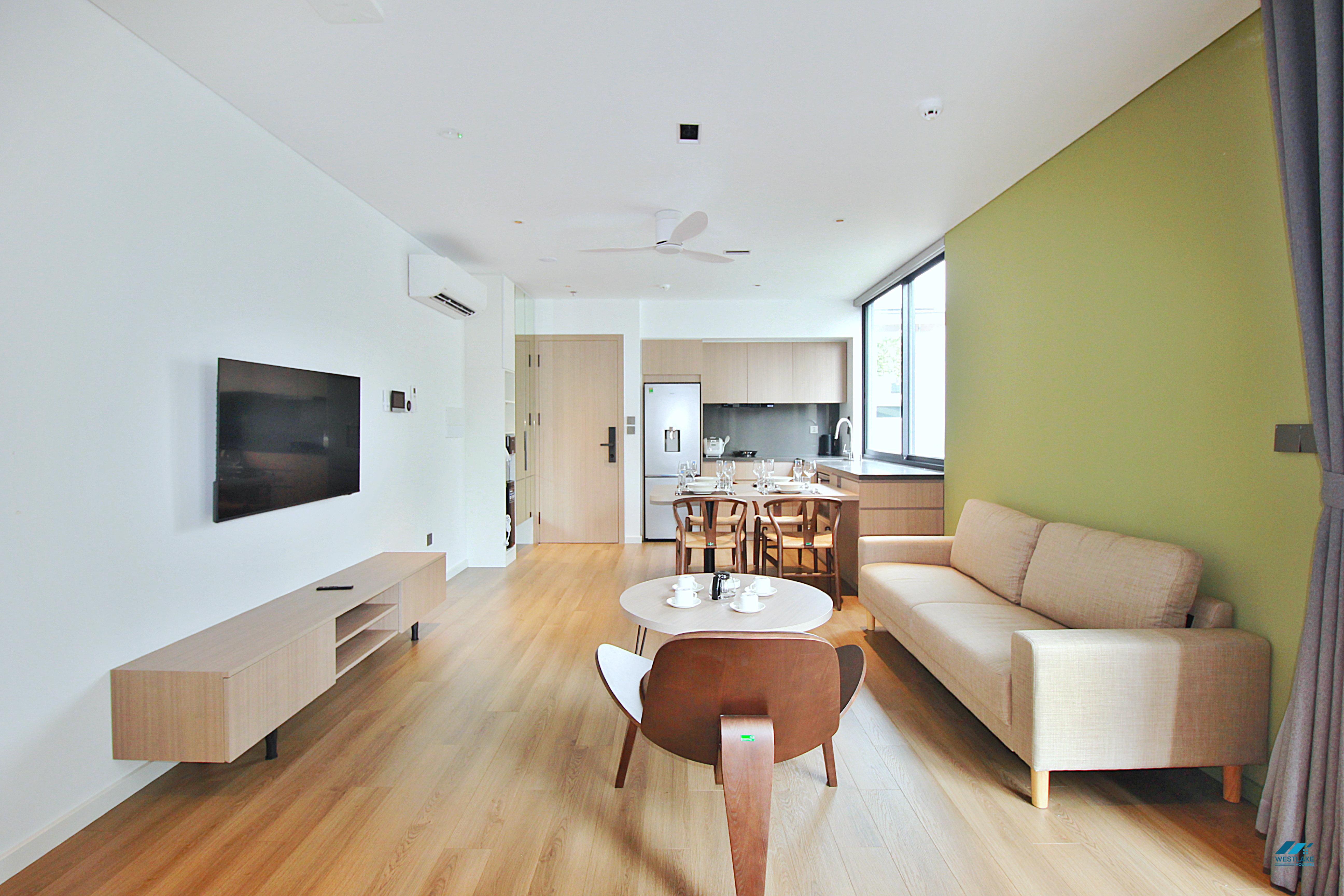Spacious and brandnew one bedroom apartment for rent in Tay Ho, Ha Noi
