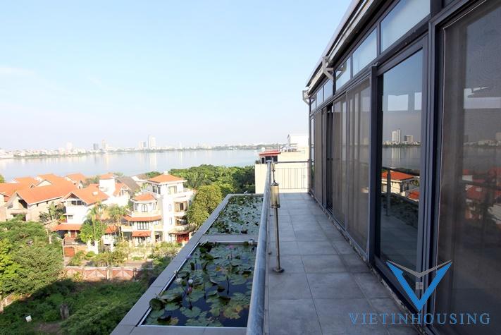 Căn Hộ Rộng Đẹp View Hô 4 Phòng Ngủ 3 Phòng Tắm Cho Thuê Trên Phố Quảng Khánh.Tây Hồ