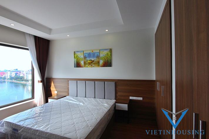 Căn Hộ Đẹp Hiện Đại View Hồ 3 Phòng Ngủ 2 Phòng Tắm Cho Thuê Tại Phố Xuân Diệu.Tây Hồ