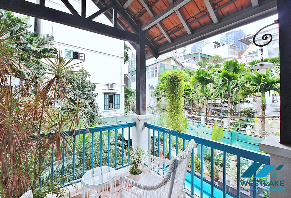 A wonderful villa with 5 bedrooms and swimming pool for rent in To Ngoc Van street, Westlake Tay Ho, Hanoi, Vietnam