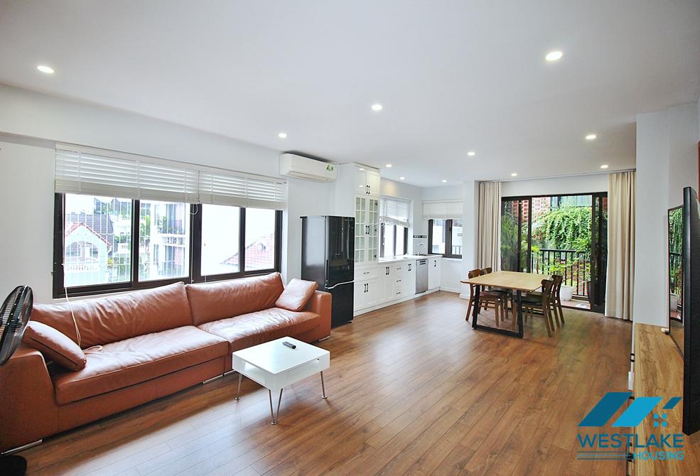 Bright and spacious 2 beds apartment for rent in Dang Thai Mai st, Tay Ho