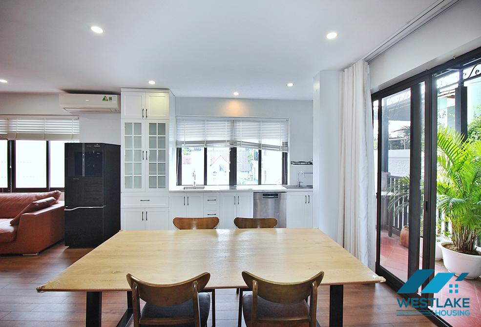 Bright and spacious 2 beds apartment for rent in Dang Thai Mai st, Tay Ho