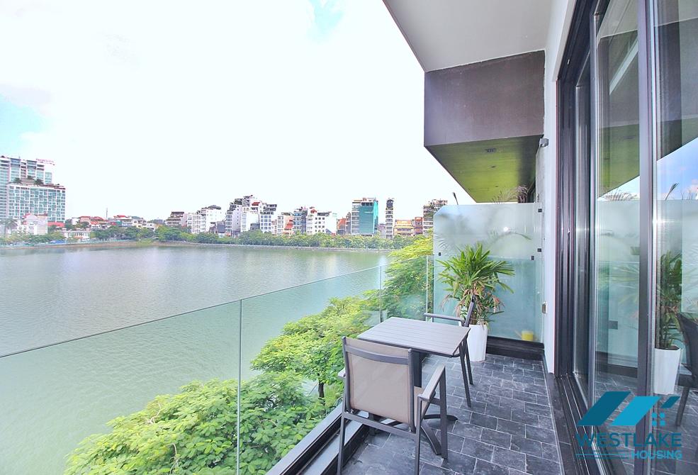 Morden 2 bedrooms with lake view for rent in Tu Hoa st, Tay Ho