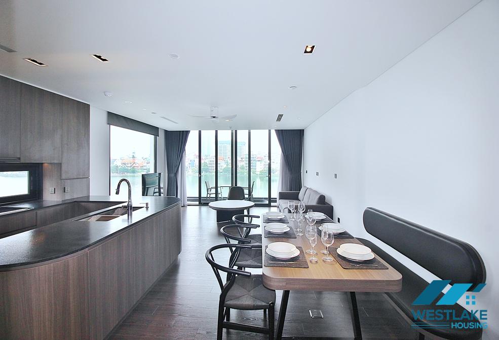 Morden 2 bedrooms with lake view for rent in Tu Hoa st, Tay Ho