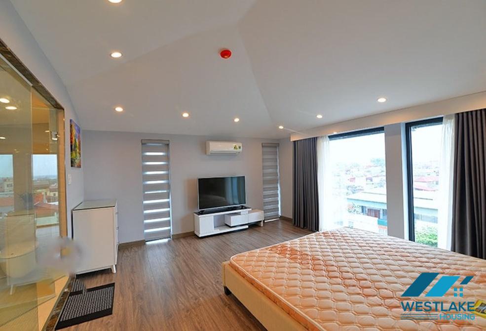 Luxury 3 bedroom duplex for rent on Nghi Tam st, Tay Ho district.