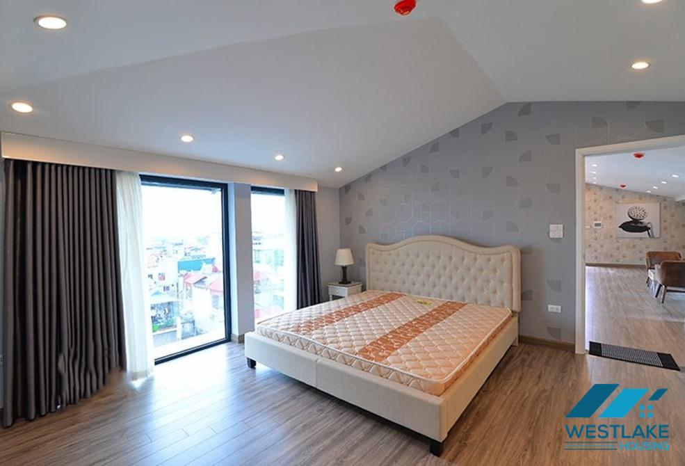 Luxury 3 bedroom duplex for rent on Nghi Tam st, Tay Ho district.