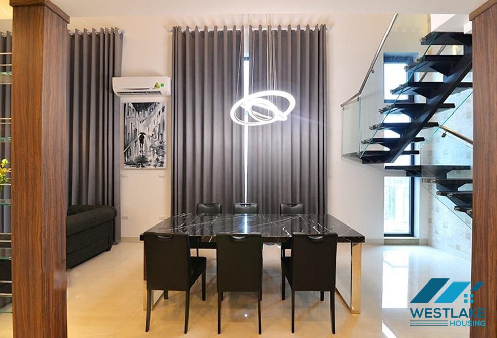 Luxury 3 bedroom duplex for rent on Nghi Tam st, Tay Ho district.