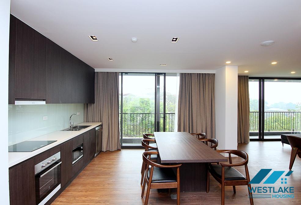 Lake view and morden 2 beds apartment for rent in To Ngoc Van st, Tay Ho