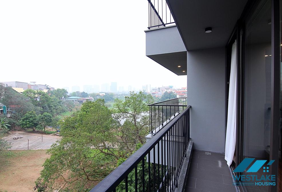 Lake view and morden 2 beds apartment for rent in To Ngoc Van st, Tay Ho