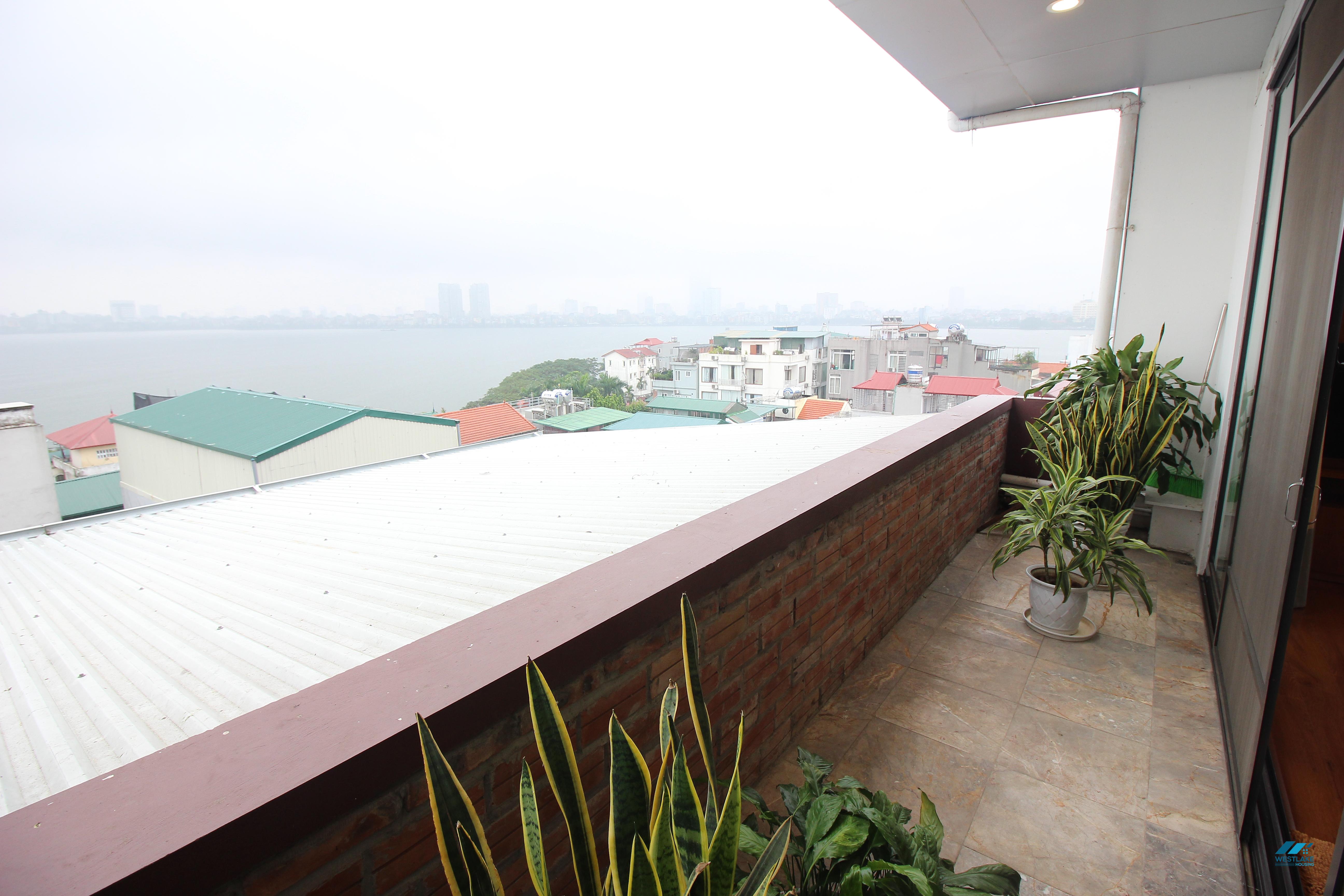 Top floor 2 bedroom apartment for rent in Quang khanh, Tay ho