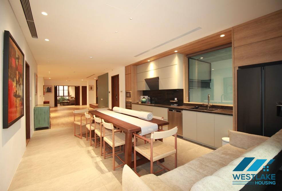 Quality apartment with 4 bedrooms for rent in To ngoc Van st, Tay Ho District