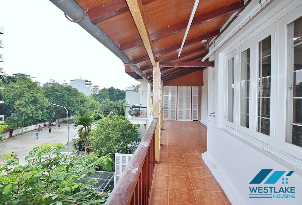 House with nice courtyard for rent in Dang Thai Mai st, Tay Ho District