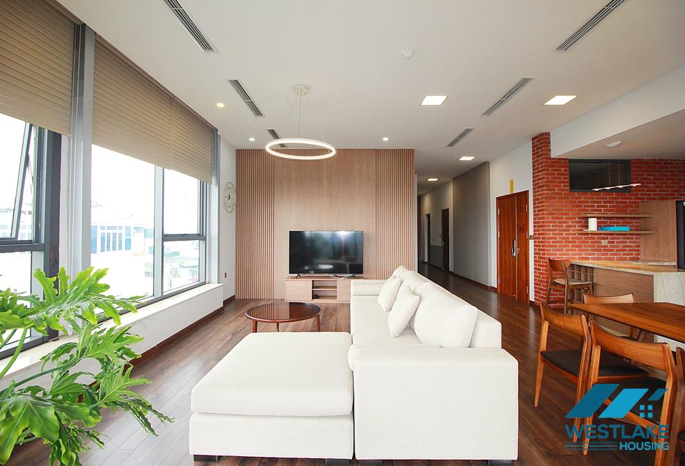 Lake view - Apartment with 4 bedrooms for rent in Quang Khanh st, Tay Ho District