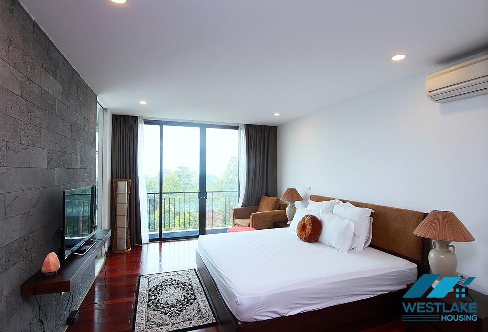 Bright and spacious 4beds apartment for rent in Dang Thai Mai st, Tay Ho