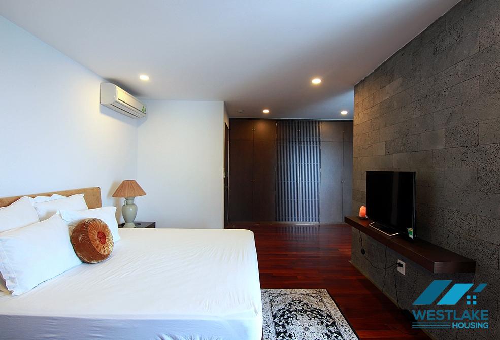 Bright and spacious 4beds apartment for rent in Dang Thai Mai st, Tay Ho