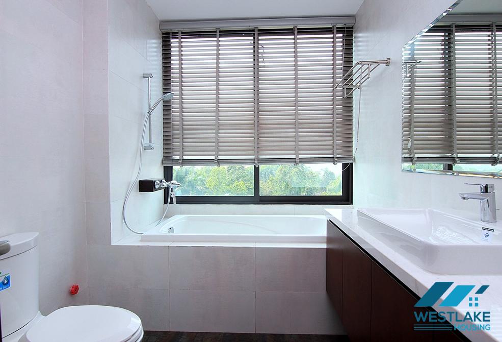 Bright and spacious 4beds apartment for rent in Dang Thai Mai st, Tay Ho