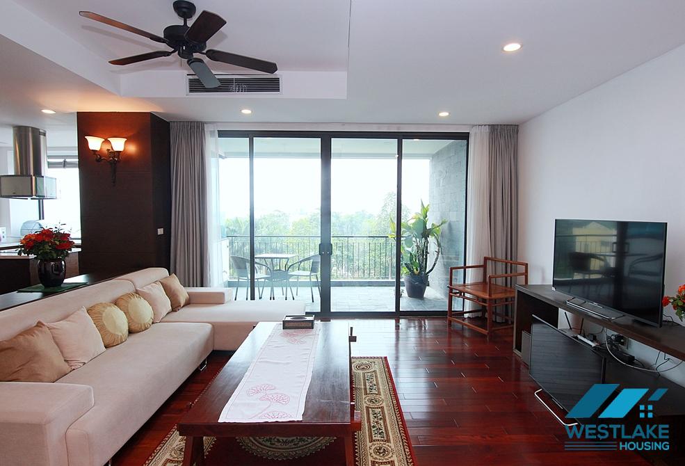 Bright and spacious 4beds apartment for rent in Dang Thai Mai st, Tay Ho