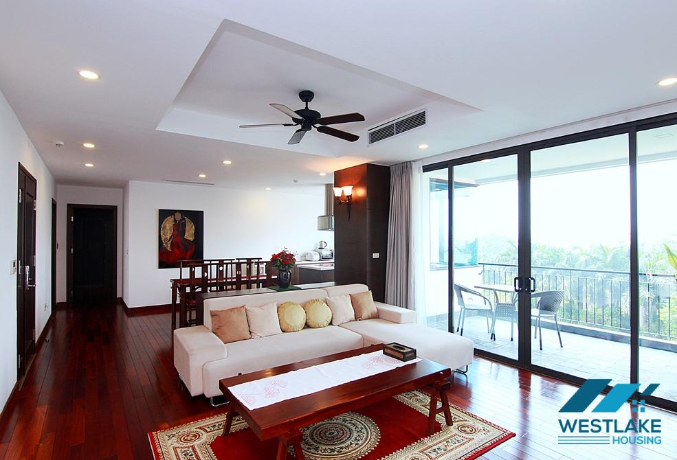 Bright and spacious 4beds apartment for rent in Dang Thai Mai st, Tay Ho