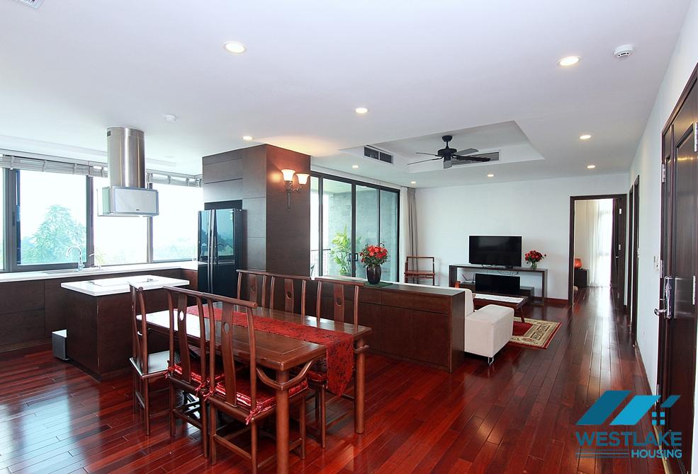 Bright and spacious 4beds apartment for rent in Dang Thai Mai st, Tay Ho