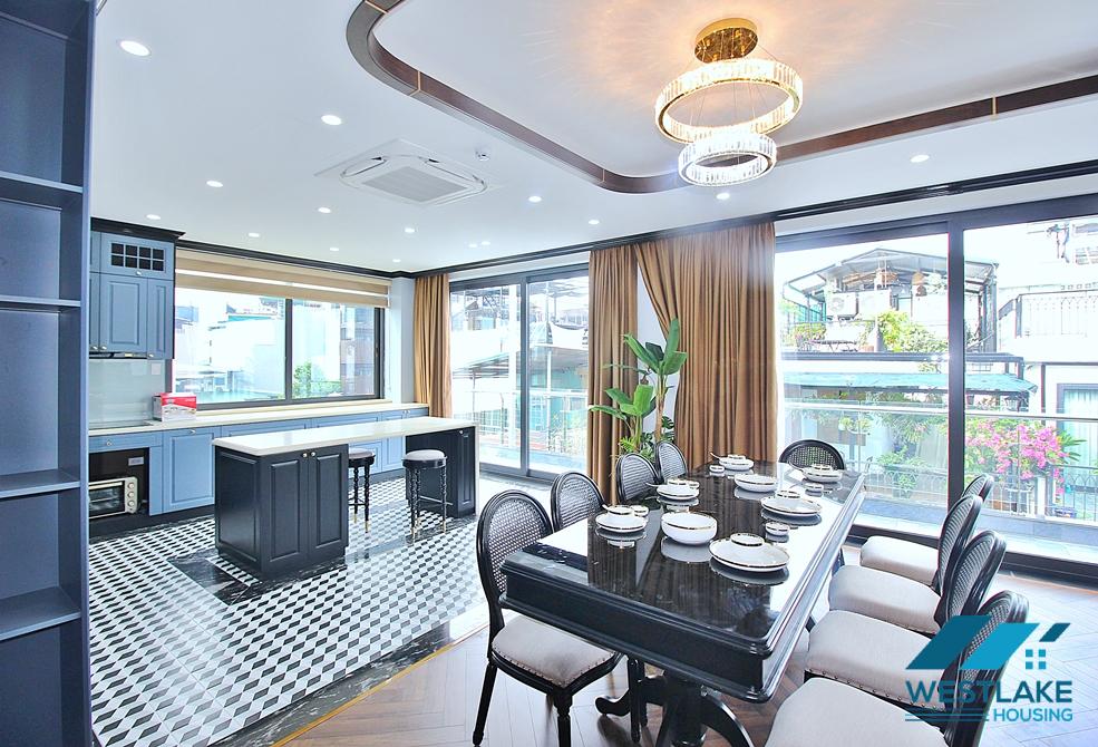 High floor and luxury 2beds apartment for rent in Dang Thai Mai st, Tay Ho