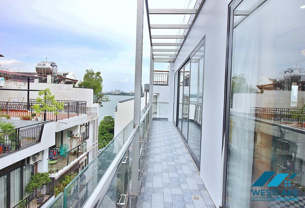 High floor and luxury 2beds apartment for rent in Dang Thai Mai st, Tay Ho