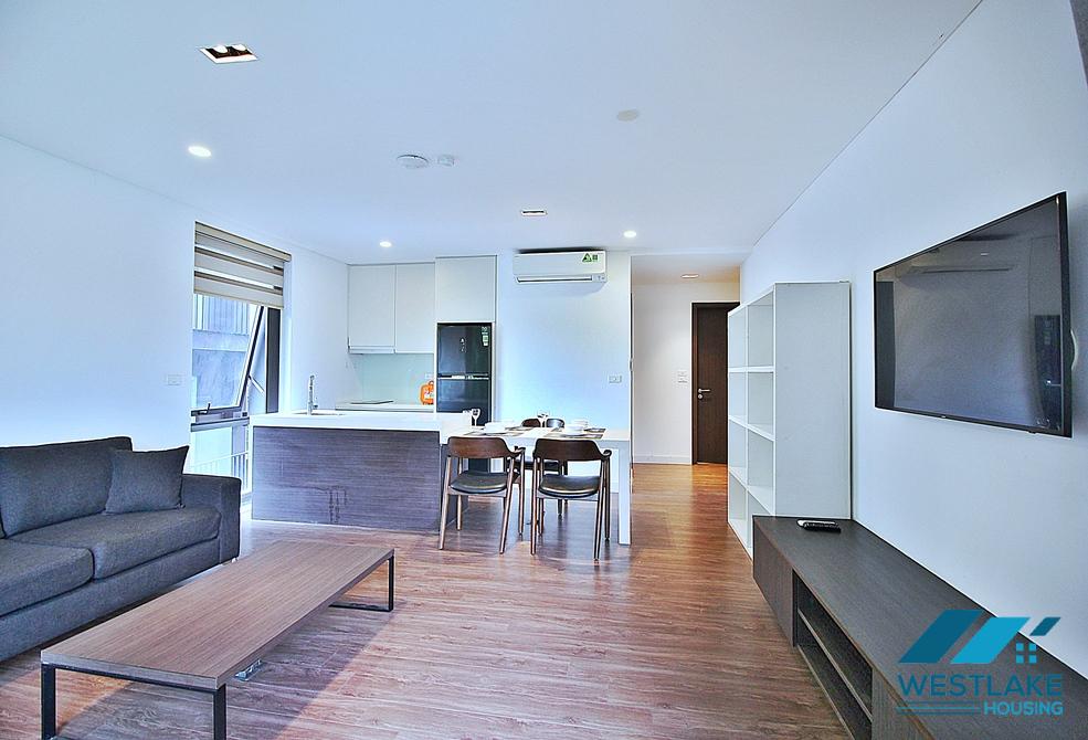 One bedroom apartment in To Ngoc Van street, Tay Ho district for rent.