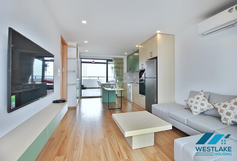 A pretty and brand new 1 bedroom apartment for rent in Tay Ho area