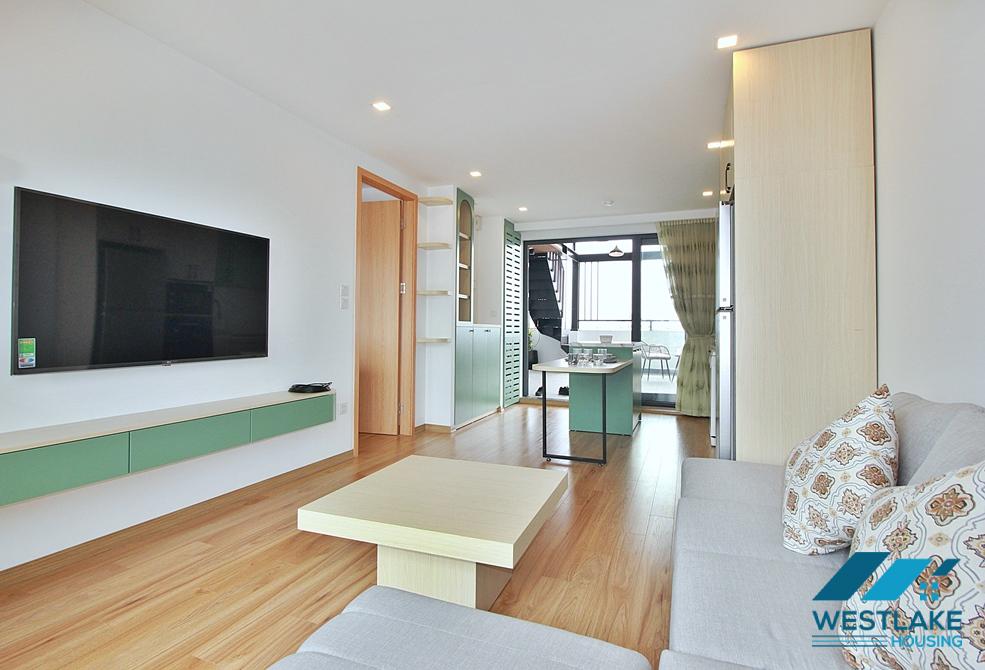 A pretty and brand new 1 bedroom apartment for rent in Tay Ho area