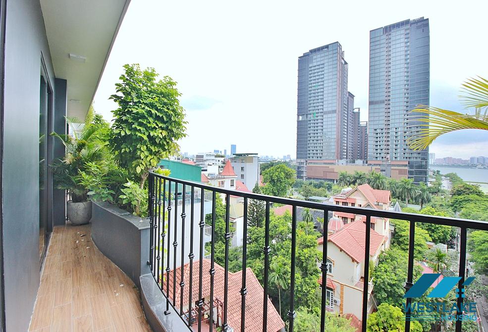 New and lake view 2beds apartment for rent in To Ngoc Van st, Tay Ho