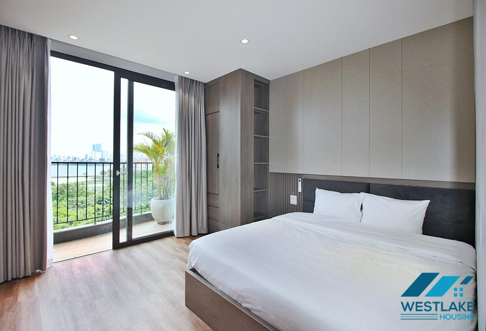 New and lake view 2beds apartment for rent in To Ngoc Van st, Tay Ho