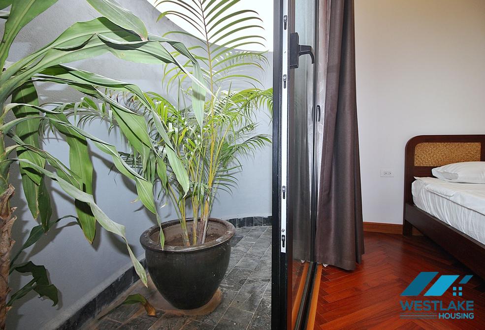 High-end floor and Indochina style 2 beds apartment for rent in Tay Ho