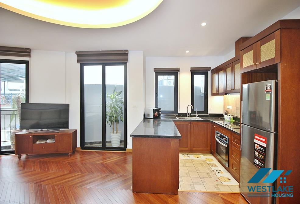 High-end floor and Indochina style 2 beds apartment for rent in Tay Ho