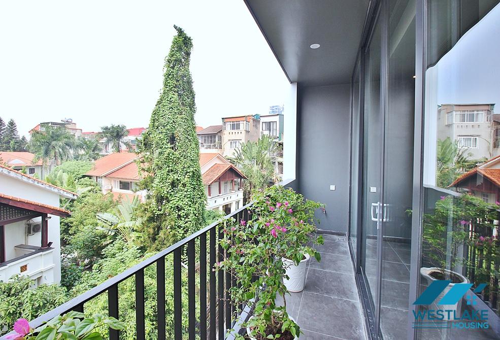 Brand new 2 bedroom apartment for rent in Xuan dieu, Tay ho, Hanoi