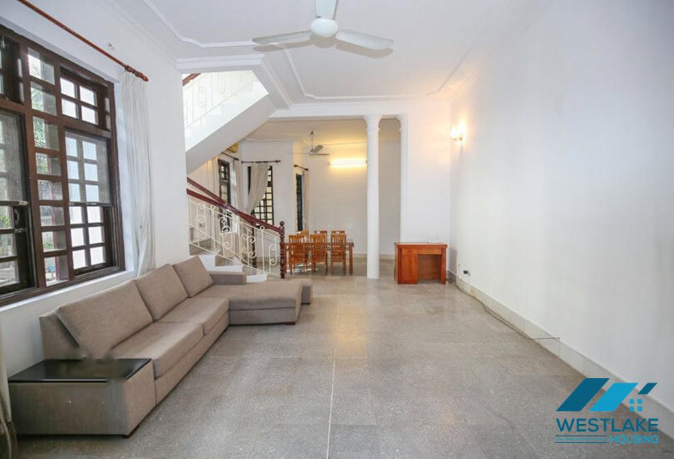 Garden house for rent in To Ngoc Van St, Tay Ho, Ha Noi