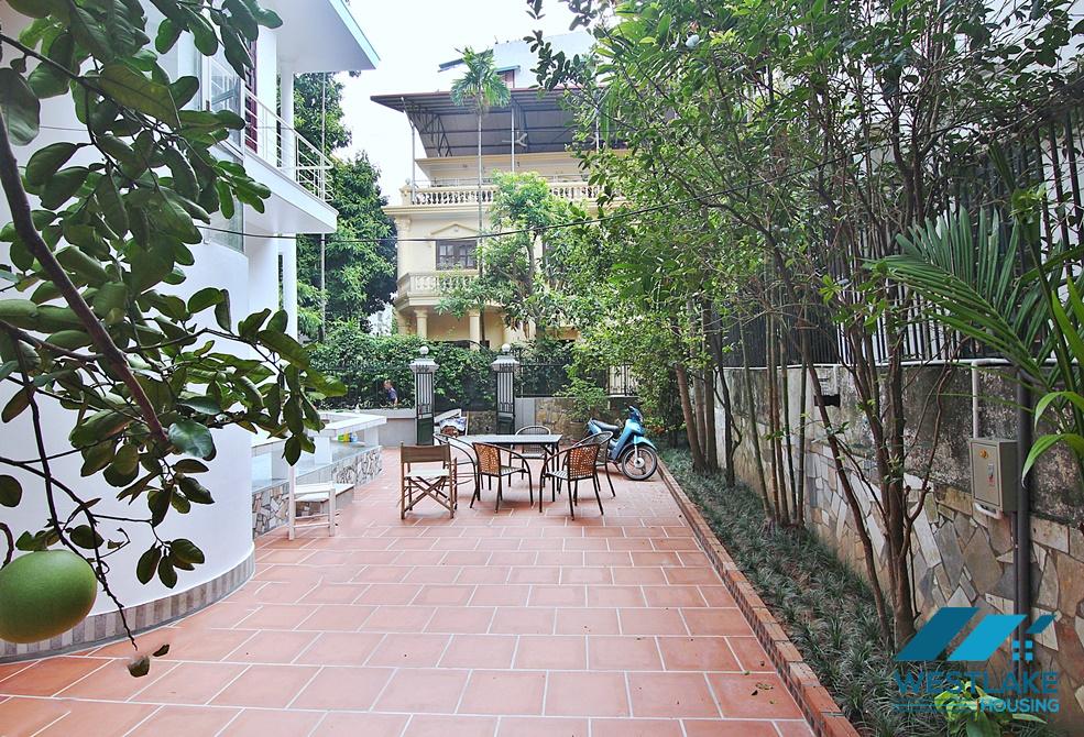 Garden house for rent in To Ngoc Van St, Tay Ho, Ha Noi