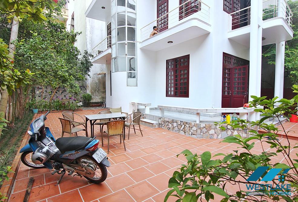 Garden house for rent in To Ngoc Van St, Tay Ho, Ha Noi