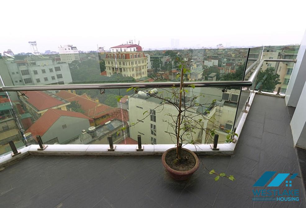 Bright and modern 3 bedrooms duplex apartment for rent in central Ba Dinh area, Hanoi